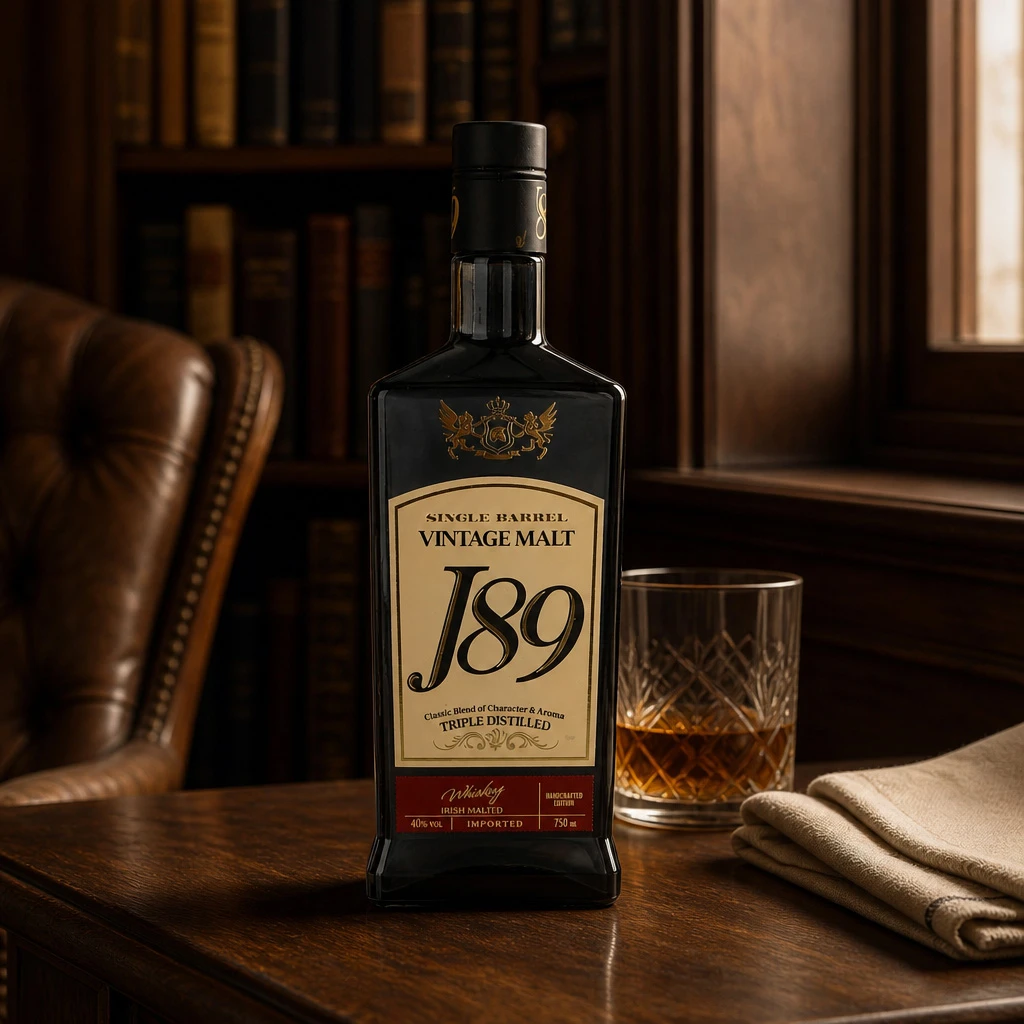 Whisky bottle technical drawing with dimensions Whisky bottle technical drawing with dimensions